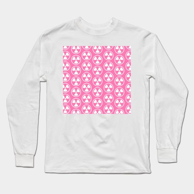 Radioactive Wall Pink Pattern Long Sleeve T-Shirt by XOOXOO